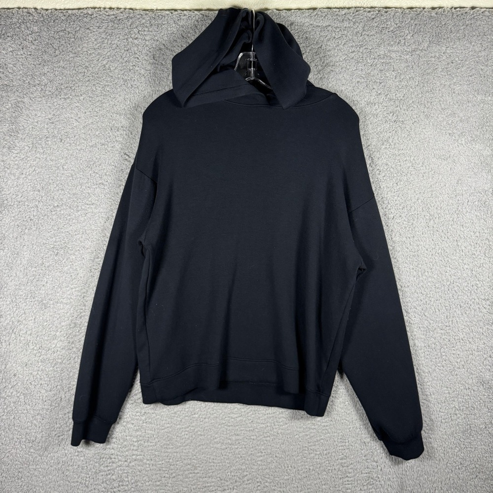 Softies Marshmallow Hoodie Black Womens Medium Pullover Relaxed Fit‎ Loungewear
